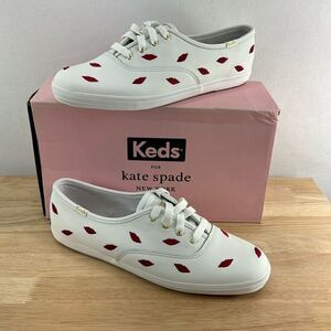 Keds X Kate Spade Champion KS Casual Sneakers- Ember White - Size 8.,5 M- NIB